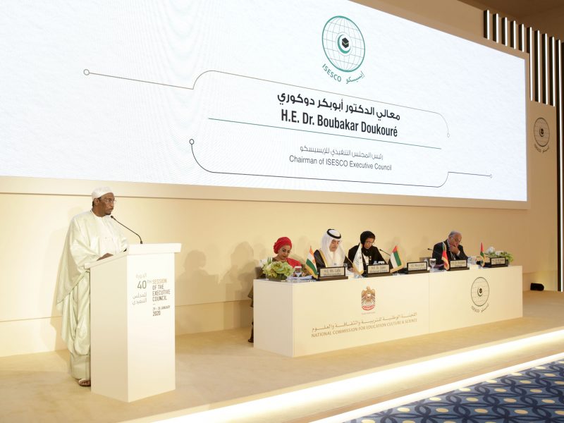 40th session of ISESCO Executive Council kicks off in Abu Dhabi